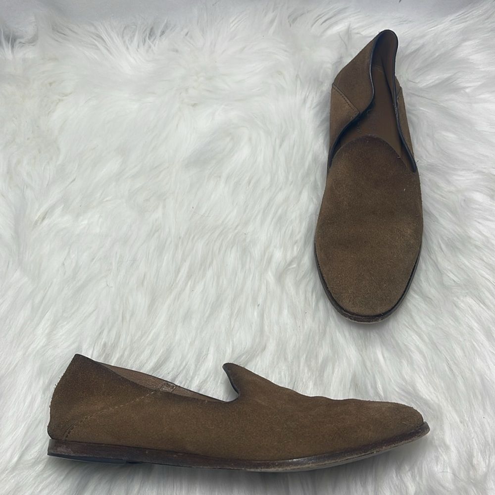 Pedro Garcia Yoshi Soft Side Suede Slip On Loafer Flats Sz 38.5/US‎ 8.5